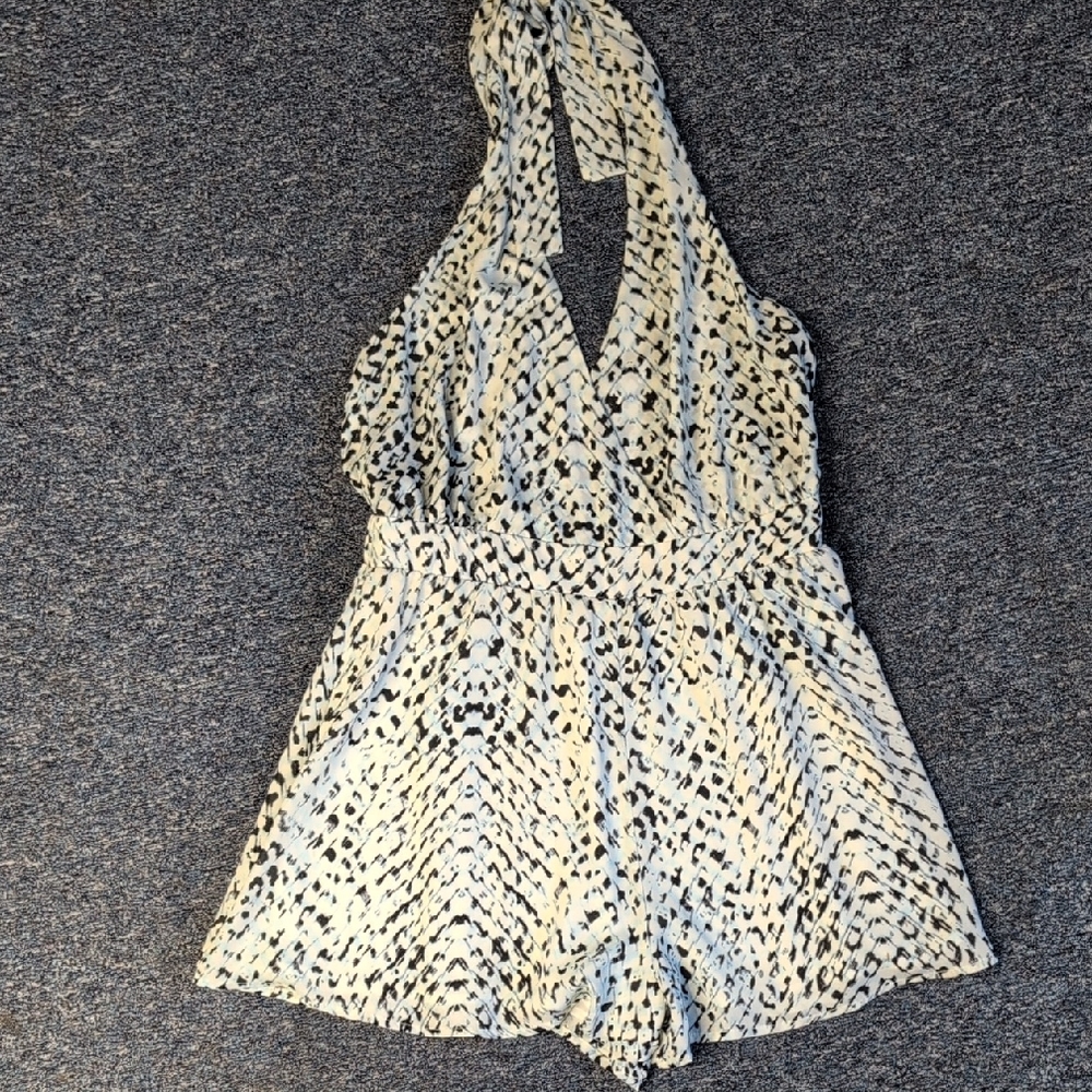 Leith Halter Backless Romper